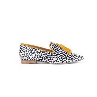 BERLIN Loafer Dotted White / Yellow